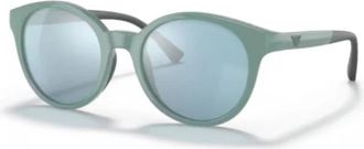 Emporio Armani Elegante zonnebril - unisex - Zonnebrillen - Groen - 47 MM - Accessoires