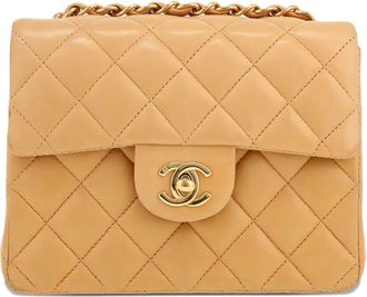 Chanel Borsa a spalla Carré mini - Toni neutri