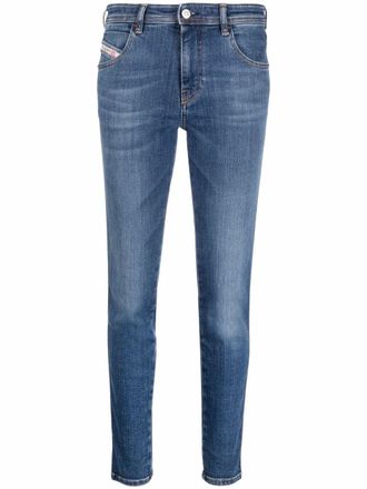 Diesel mid-rise Babhila skinny jeans - women - Cotton/Polyester/Spandex/Elastane - 28/32 - Blue