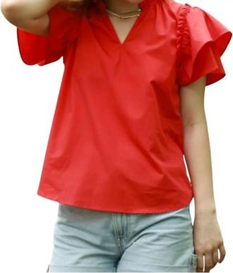 Maude Dani Shirt In Chilli