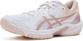Asics Beyond FF Womens Volleyball Shoes White/Morganite : 10.5 B - Medium, Synthetic
