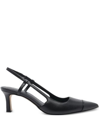 Michael Kors Alora Toe Cap Medium Sling Pump