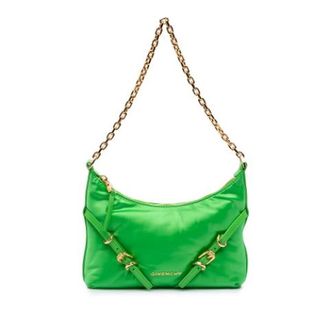 Givenchy Pre-owned Voyou Party Crossbody Bag - Dames - Pre-owned - Groen - Maat: ONE Size Leer
