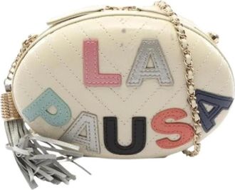 Chanel Pre-owned Vintage Crossbody Bag - Dames - Vintage Schoudertas - Veelkleurig - ONE Size - Leer - Vintage