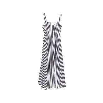Sportmax Filmato Striped Midi Dress