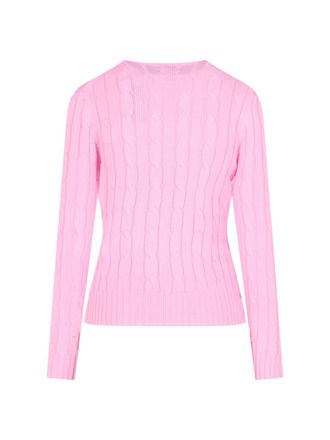 Polo Ralph Lauren Womens Sweaters Pink Cotton