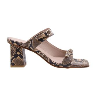 March23 Heeled Mules, female, Brown, Size: 8 US March23 Heeled Mules