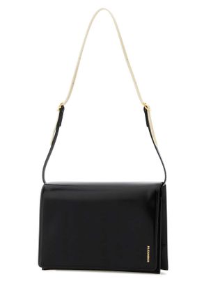 Jil Sander Womens Black Leather Small File Shoulder Bag Borse A Mano
