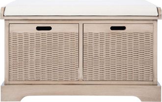 Safavieh Landers 2- Drawer Cushioned Storage Bench