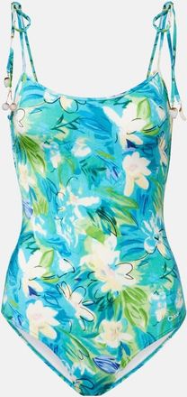 Chlo&eacute; Chlo&eacute; Top bikini con perline e stampa floreale