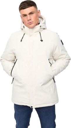 Crosshatch Mens Rendors Jacket (Putty) - Cream - Size X-Large