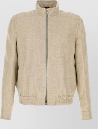 Brunello Cucinelli silk linen wool jacket