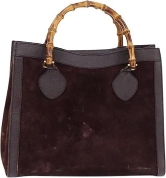 Gucci Pre-owned Handbags, female, Brown, Size: ONE SIZE Pre-owned Vintage Handbag