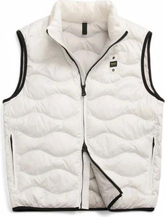 Blauer Jassen, Heren, Wit, XL, Polyester, Gewatteerde Polyester Mouwloze Jas