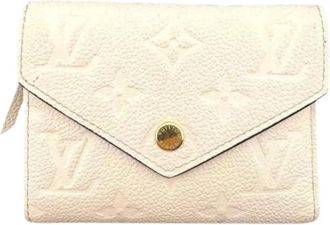 Louis Vuitton Portafoglio Tri-fold Vintage Pre-owned - - Pre-owned - Donna - Beige - ONE SIZE
