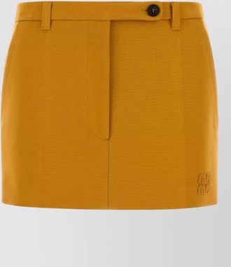 Miu Miu stretch mini skirt