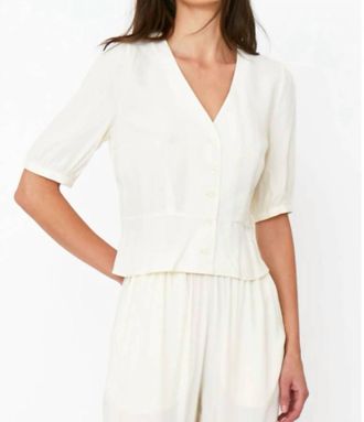 Kule Jane Top In Cream