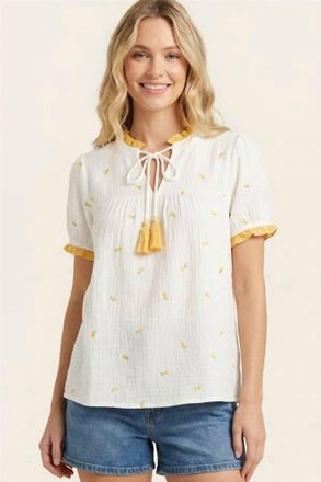 Staccato Lemon Top In Yellow