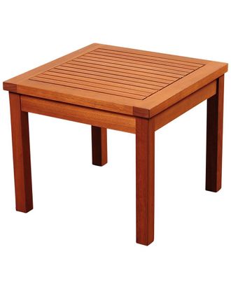 Amazonia Teak Outdoor Patio Wood Side Table