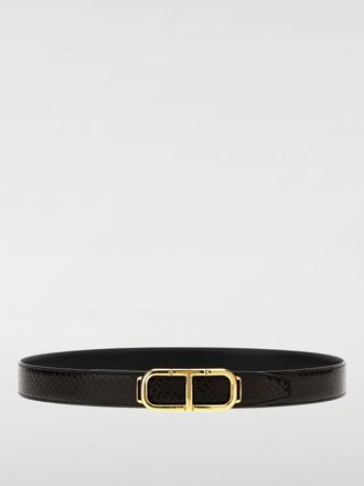 Tom Ford Cintura Stadium T Tom Ford in pelle a grana naturale