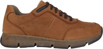 Gabor Bruine Nubuck Sneakers - Heren - Sneakers - Bruin - 40 EU - Leer - Schoenen