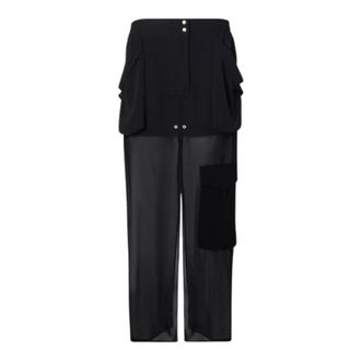 Pinko Pinko - Gonna Georgette Rok - Dames - Rokken - Zwart - Maat: S