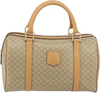 Celine Pre-owned Handbags, female, Beige, Size: ONE SIZE Pre-owned Canvas Handbag