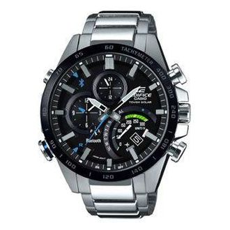 Casio EDIFICE Quartz Waterproof Solar Powered Stainless Steel Strap Mens Black Analog EQB-501XYDB-1AMPR