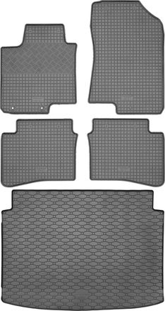 OEM Juego De Alfombrillas De Goma Para Coche Y Alfombrilla Para Maletero Para Hyundai Bayon Crossover A Partir De Mayo De 2021