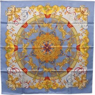 Herm&egrave;s Pre-owned Vintage Silk Scarf - - Pre-owned - Donna - Multicolore - ONE SIZE