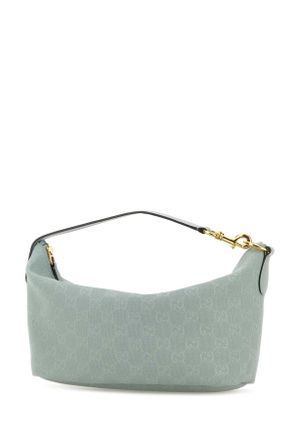 Gucci Womens Light Blue Canvas Gucci Vanity Handbag Frozenicefricvrv T Cotton Polyester Borse A Mano Bag