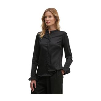 Mos Mosh MOS Mosh, Dames, Blouses & Shirts, Zwart, Maat: L Katoen