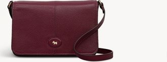 Radley London Dark Cherry Medium Flapover Cross Body Bag Maldon Mews SS26 Radley London