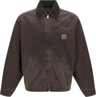 Carhartt Work in Progress Jassen, Heren, Bruin, XL, Katoen, OG Detroit Jacket