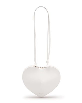 Alaia Le Coeur Crossbody Bag in Lux Leather