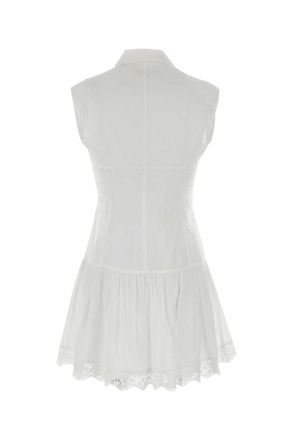 Frame Denim Embroidered Day Dress - White