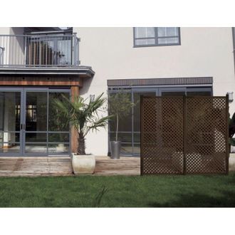 Nortene Nortene - Panel Decorativo Pp 25 Mm Privat 1x2 M Oxido