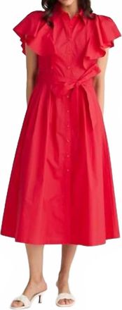 Brave & True Marigold Dress In Chilli