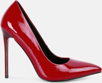 London Rag personated stiletto heel pumps