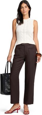 Onia Linen Cable Knit Tank in Natural Melange at Nordstrom, Size X-Small