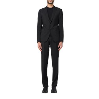 Emporio Armani Single Breasted Suits, male, Black, XL, Sophisticated Suit Set for Formal Wear