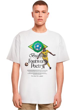 Mister Tee MT Upscale Mens Mt3222-footwork Poetry Oversize Tee T-Shirt, White, XS