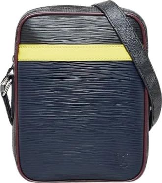 Louis Vuitton Pre-owned Danube Crossbody Bag - Dames - Vintage Schoudertas - Blauw - ONE Size - Vintage