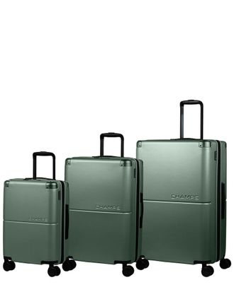 Champs Luggage Earth 3pc Expandable Luggage Set