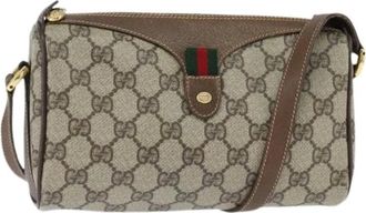 Gucci Pre-owned Cross Body Bags, female, Beige, Size: ONE SIZE Pre-owned Plastic Cross Body Bag