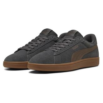 Puma Unisex Smash 3.0 Sneaker, Dusky Gray-Flat Bronze-Gum, 5 UK