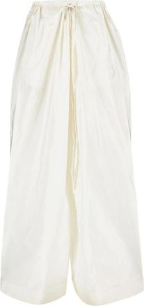 Daniela Gregis Wijde Broek - Dames - Wijde Broeken - Wit - ONE Size - Broeken