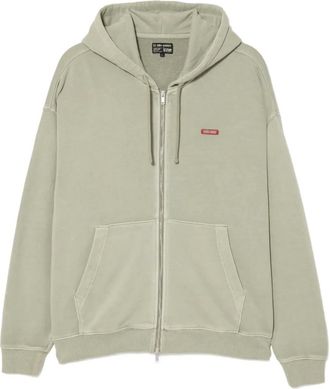 Izzue logo-embroidered hoodie - Green