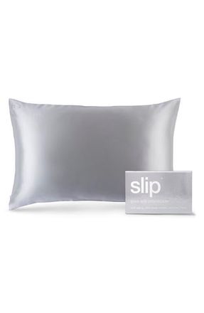 Slip Pure Silk Pillowcase in Silver at Nordstrom, Size Queen