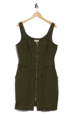 L'agence Jaxyn Sleeveless Zip Front Dress in Picholine at Nordstrom Rack, Size 16